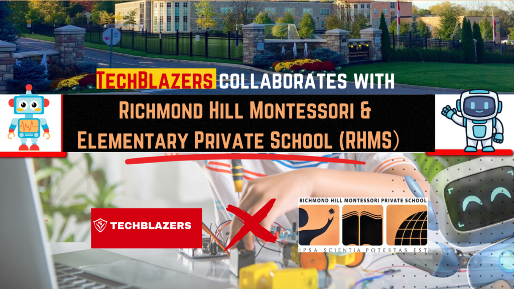 Techblazers Partners with RHMS to Launch a Robotics Club