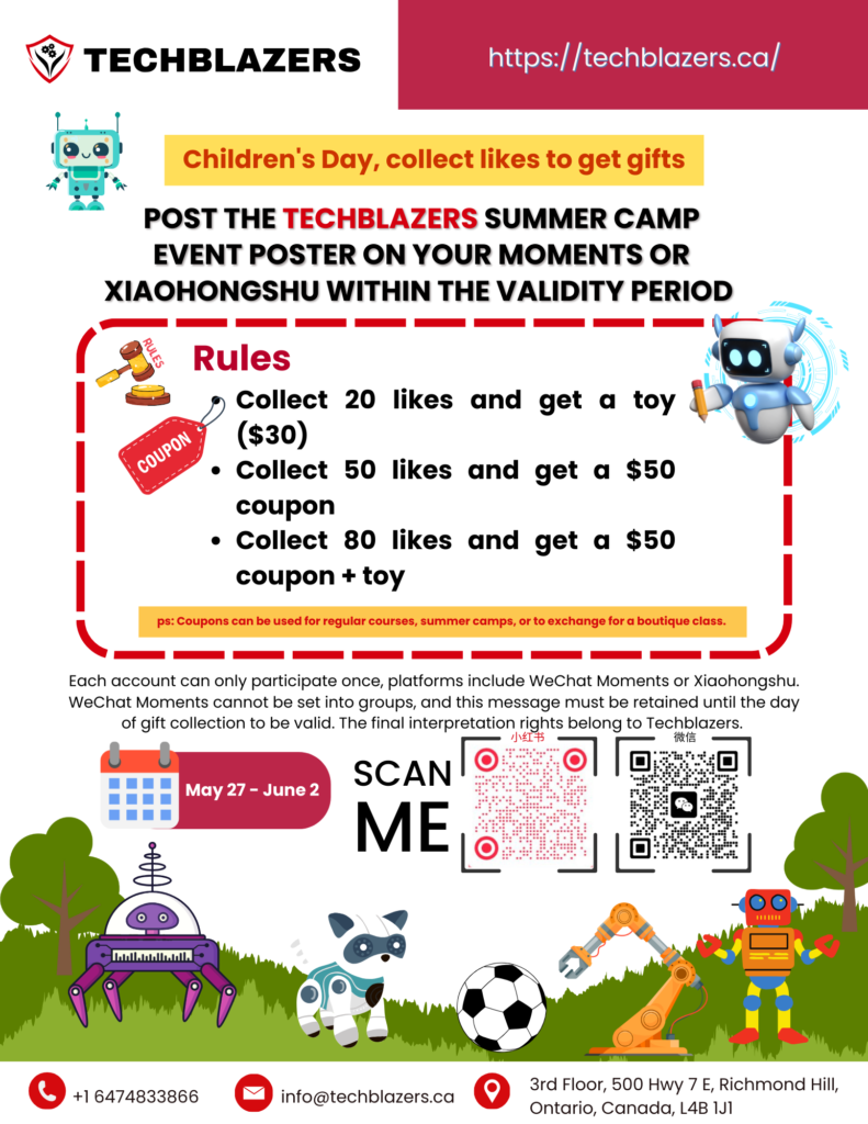 Techblazers Children's Day Promotion - Earn Rewards & Course Vouchers!