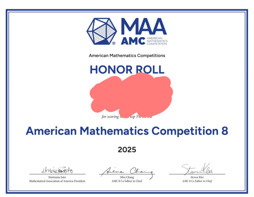 TechBlazers Students Excel in AMC 8